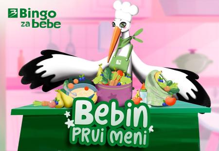 Bingo Roda predstavlja „Bebin prvi meni“: knjigu recepata kreiranu s puno ljubavi i namirnice na posebnim akcijama